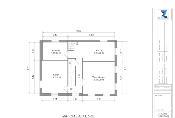 convert your sketch PDF or image to autocad floor plan